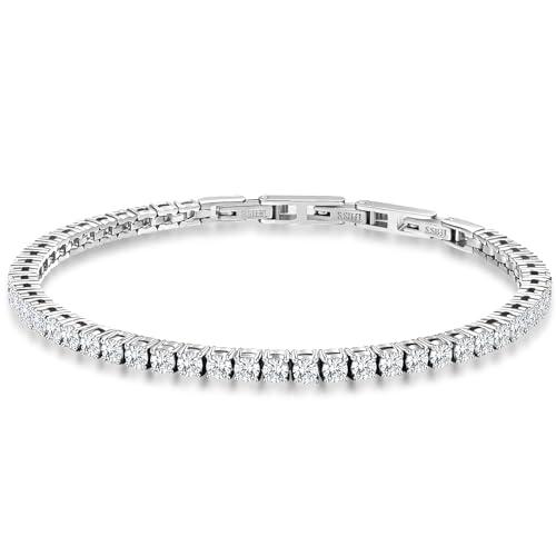 NAVIORA™ 18K Gold Plated Anti Tarnish Tennis Bracelet for Women