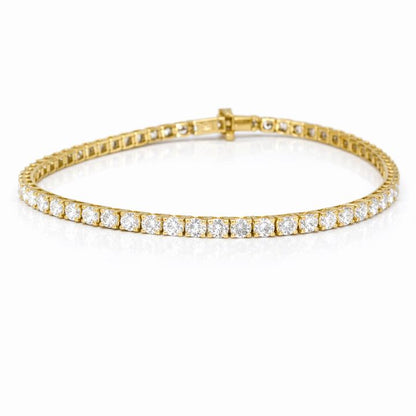 NAVIORA™ 18K Gold Plated Anti Tarnish Tennis Bracelet for Women