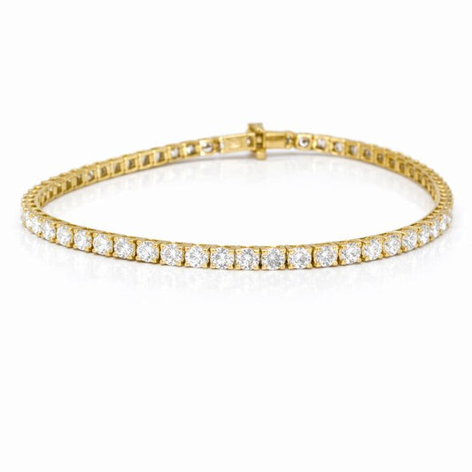 NAVIORA™ 18K Gold Plated Anti Tarnish Tennis Bracelet for Women
